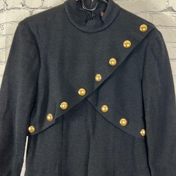 Virgo II Dresses & Skirts - Vintage ILGWU label knit dress black made in USA size 8